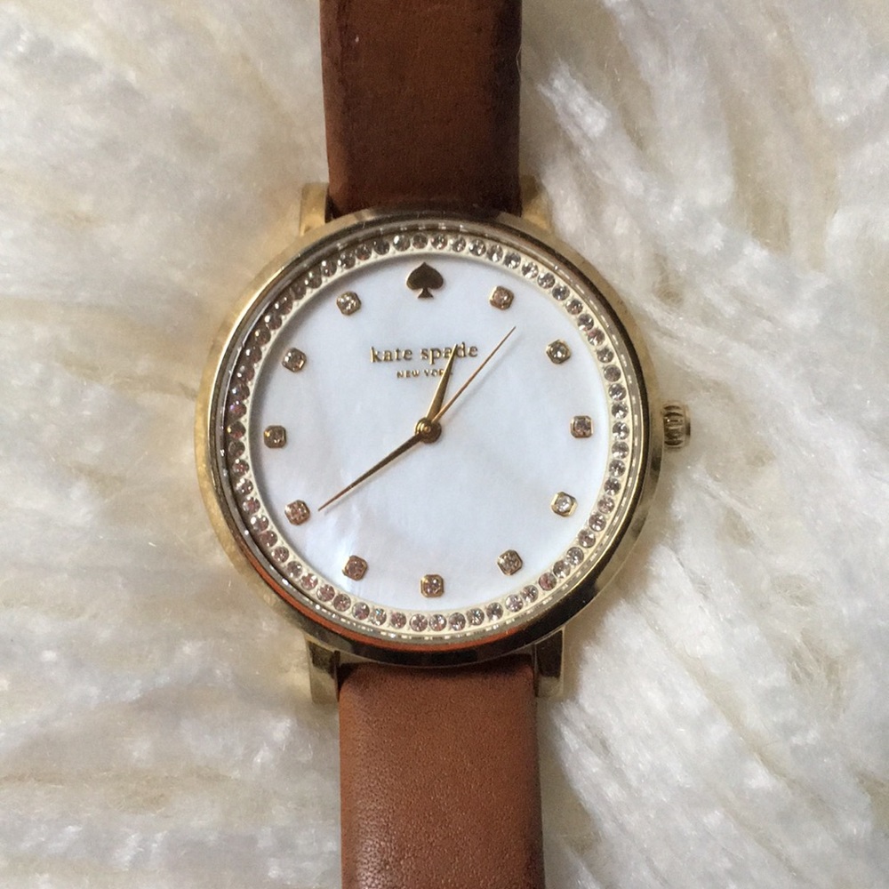 kate spade Diamond Pearlized Watch
